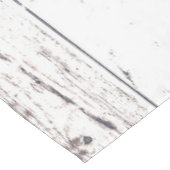 Nappe Mariage Champêtre Shabby Chic Bois Blanc Rustique (Angle)