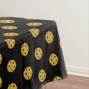 Nappe Mariage de Pickleball noir et or Enterrement de vi
