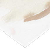 Nappe Mariage de pot Mason de pivoines roses à l'aquarel (Angle)