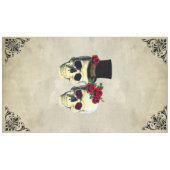 Nappe Mariage du crâne de mariée et de chambre (Devant (Horizontal))