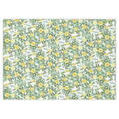 Nappe Mariage floral pastel jaune clair Peony Rose (Devant (Horizontal))