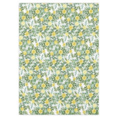 Nappe Mariage floral pastel jaune clair Peony Rose (Devant)