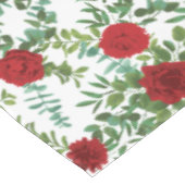 Nappe Mariage Floral Rose Red Peony (Angle)
