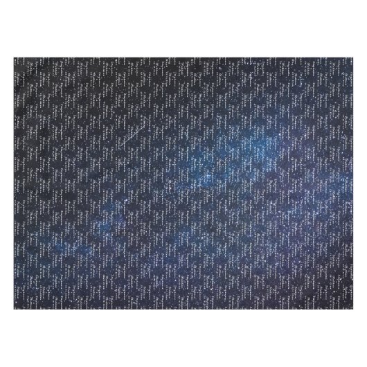 Nappe Mariage Galaxy Elegant Bride and Groom Names (Devant (Horizontal))