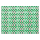 Nappe Mariage Gingham Vert et Rose de Pickleball Prépa (Devant (Horizontal))