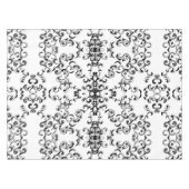 Nappe Mariage gothique noir et blanc (Devant (Horizontal))