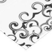 Nappe Mariage gothique noir et blanc (Angle)