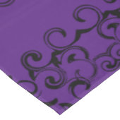 Nappe Mariage gothique noir violet (Angle)