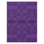Nappe Mariage gothique noir violet (Devant)