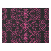 Nappe Mariage gothique rose chaud et noir (Devant (Horizontal))