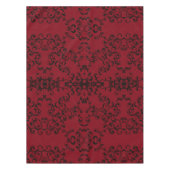 Nappe Mariage gothique rouge et noir (Devant)