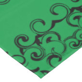 Nappe Mariage gothique vert et noir (Angle)