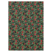 Nappe Mariage rouge noir Rose gothique foncé (Devant)