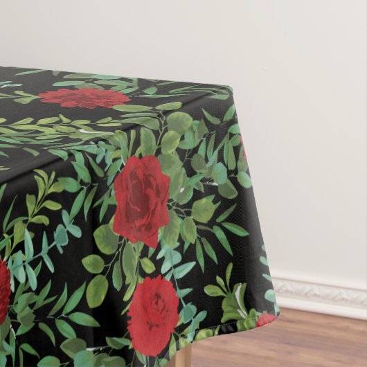 Nappe Mariage rouge noir Rose gothique foncé (In Situ)