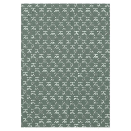 Nappe Mariage simple Elegant Bride et Groom (Devant)