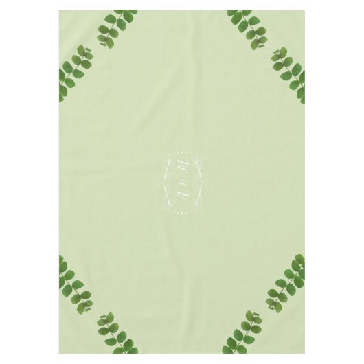 Nappe Mariage Vert Chic Vert (Devant)