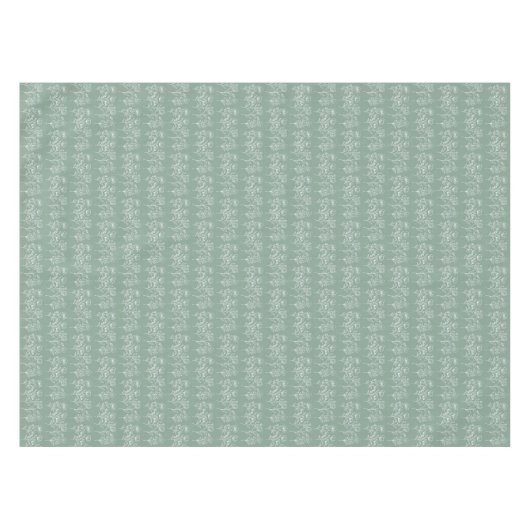 Nappe Mariage vert Floral Boho Sage vert (Devant (Horizontal))