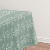 Nappe Mariage vert Floral Boho Sage vert (In Situ)