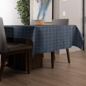 Nappe Marine Bleu classique Silver Snowflakes Élégant Pe