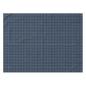 Nappe Marine Bleu classique Silver Snowflakes Élégant Pe (Devant (Horizontal))