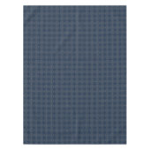 Nappe Marine Bleu classique Silver Snowflakes Élégant Pe (Devant)