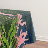 Nappe Marine Texté, Poisson, Corail Rose (In Situ)