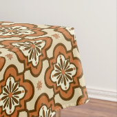 Nappe Marocain motif en carreaux - Rust et Tan (In Situ)