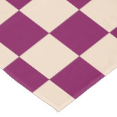 Nappe Maroon and beige checkerboard pattern (Angle)