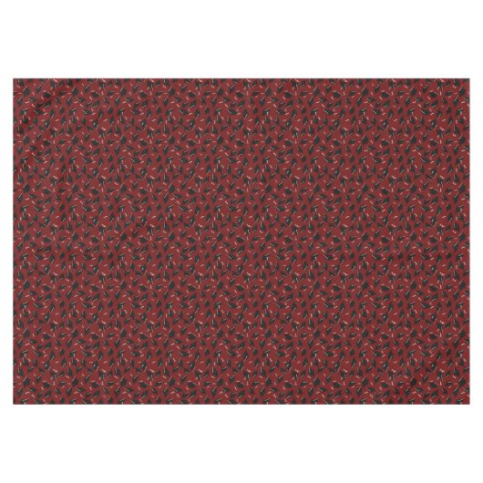 Nappe Maroon et Casquettes noirs en l'air (Devant (Horizontal))