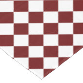 Nappe Maroon & White Diamond - Votre Logo Business Event (Angle)