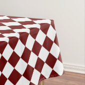 Nappe Maroon & White Diamond - Votre Logo Business Event (In Situ)