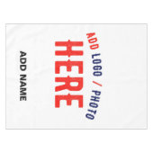 NAPPE MARQUE BLANCHE MODERNE ET PERSONNALISABLE VÉRIFIÉE (Devant (Horizontal))