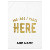 NAPPE MARQUE BLANCHE VERIFIEE BLANC PERSONNALISABLE MODE (Devant)