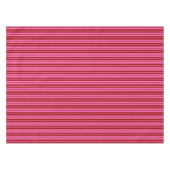 Nappe Marron Rouge Rose Design à rayures  (Devant (Horizontal))