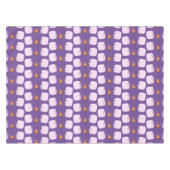 Nappe Marshmallows mignons roses par dessin animé sur le (Devant (Horizontal))