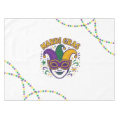 Nappe Masque coloré traditionnel de Mardi Gras (Devant (Horizontal))