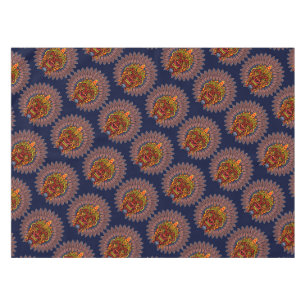 Nappe Masque rituel du roi guerrier tribal