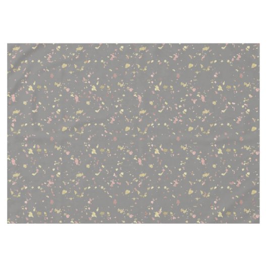 Nappe Matte Gold et Rose Gold Flakes gris foncé chaud (Devant (Horizontal))