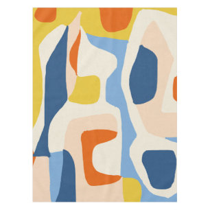 Nappe Me & mien, Formes Pastel Abstraites de Bohême