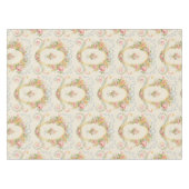 Nappe Médaille florale de l'époque victorienne et ruban (Devant (Horizontal))