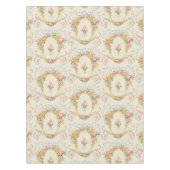 Nappe Médaille florale de l'époque victorienne et ruban (Devant)