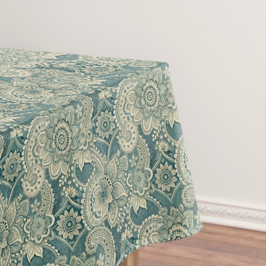 Nappe Médaillon en dentelle émeraude (In Situ)