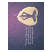 Nappe Méditation de l'enseignant de Yoga Pose Bodhi Leaf (Devant)