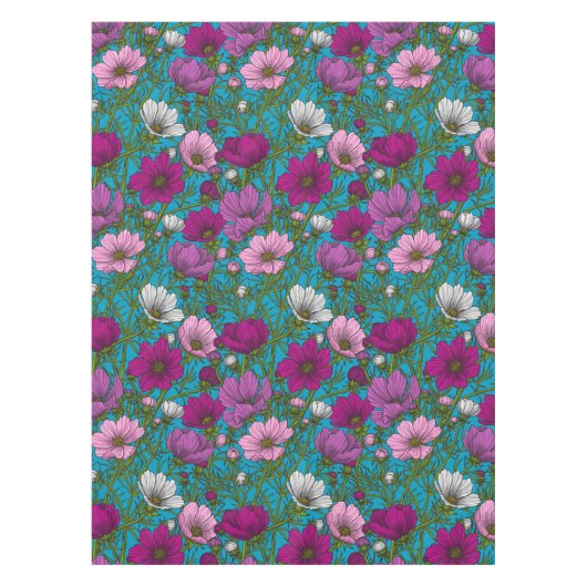 Nappe Mélange cosmos bleu (Devant)