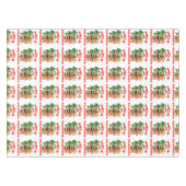 Nappe Mele Kalikimaka Santa Claus Tiki (Devant (Horizontal))