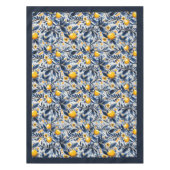 Nappe Mélons jaune méditerranéen bleu marine (Devant)