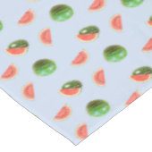 Nappe Melons Tropicaux sur Fond Bleu Clair (Angle)