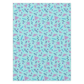 Nappe Memphis Style Géométrique Bleu 80s 90s (Devant)