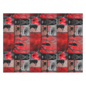 Nappe Ménagerie rouge et noire (Devant (Horizontal))