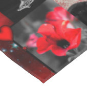 Nappe Ménagerie rouge et noire (Angle)